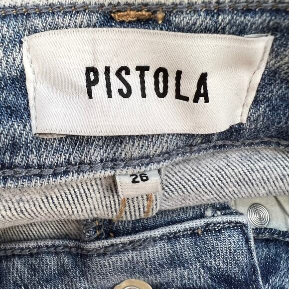 Pistola Jeans Women's 26 (2) Blue Aline Pursue Skinny Ankle Preppy Normcore NWT - Picture 6 of 13